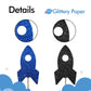 24Pcs Rocket Ship Cupcake Toppers, Baby Shower Party Decor For Boys, Astronaut Dessert Picks, Outer Space Themed Birthday Party