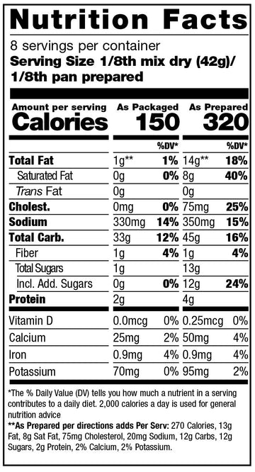 Pamela 'S Gluten Free Cornbread & Muffin Mix, Organic Corn, 12 Ounce Bag (Pack Of 6)