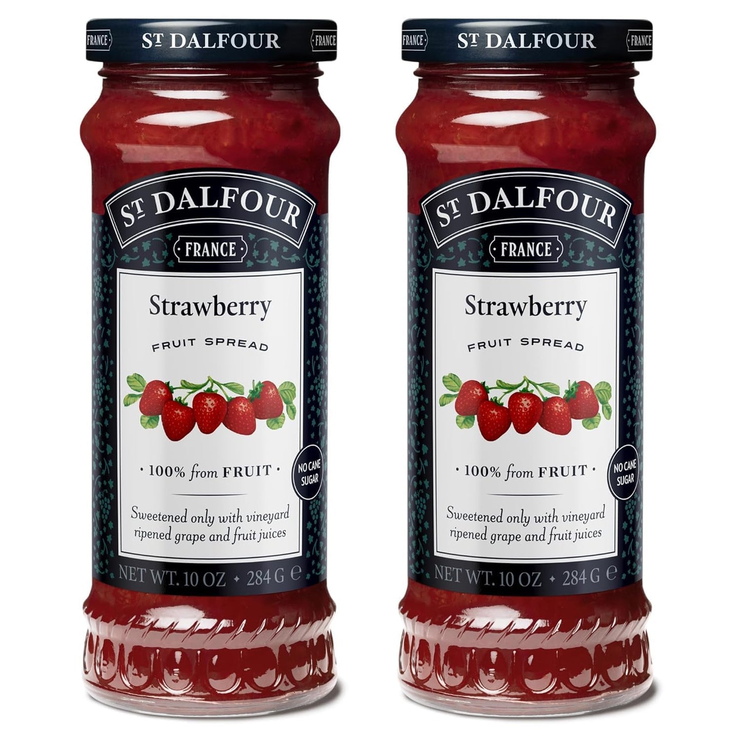 St. Dalfour Strawberry Conserves - 10 Oz - 2 Pk