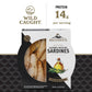 Brunswick Gourmet Brisling Sardines in Extra Virgin Olive Oil, 4.23 oz - Wild Caught, 14g Protein, Gluten Free, Keto Friendly