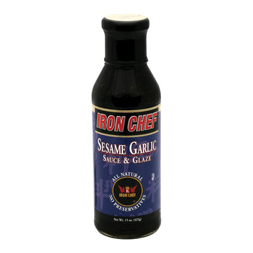 Iron Chef Sauce & Glaze Sesame Garlic - 15 fl oz