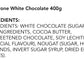 Toblerone White Chocolate, 100G (3.52 Oz.)