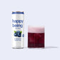 Happy Being Blueberry White Tea - Sparkling, Low Calorie, Caffeine Free, 12oz, 16 Pack