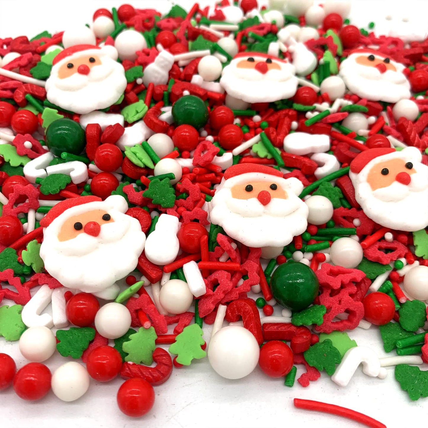 Christmas Cake Topper Sprinkles Decoration Candy Santa Claus Cupcake Dessert Cookie Sprinkle