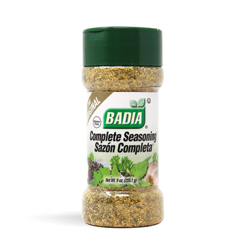 Badia Complete Seasoning 9 Oz - All-Purpose Spice Blend Of Garlic  Onion  Salt  Pepper  Herbs & Spices - Savory Signature Blend