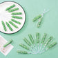 LIDATREE Rainbow Twist Lollipops, Green Apple Flavor, 15-Pack, Individually Wrapped, Perfect for Birthday Parties