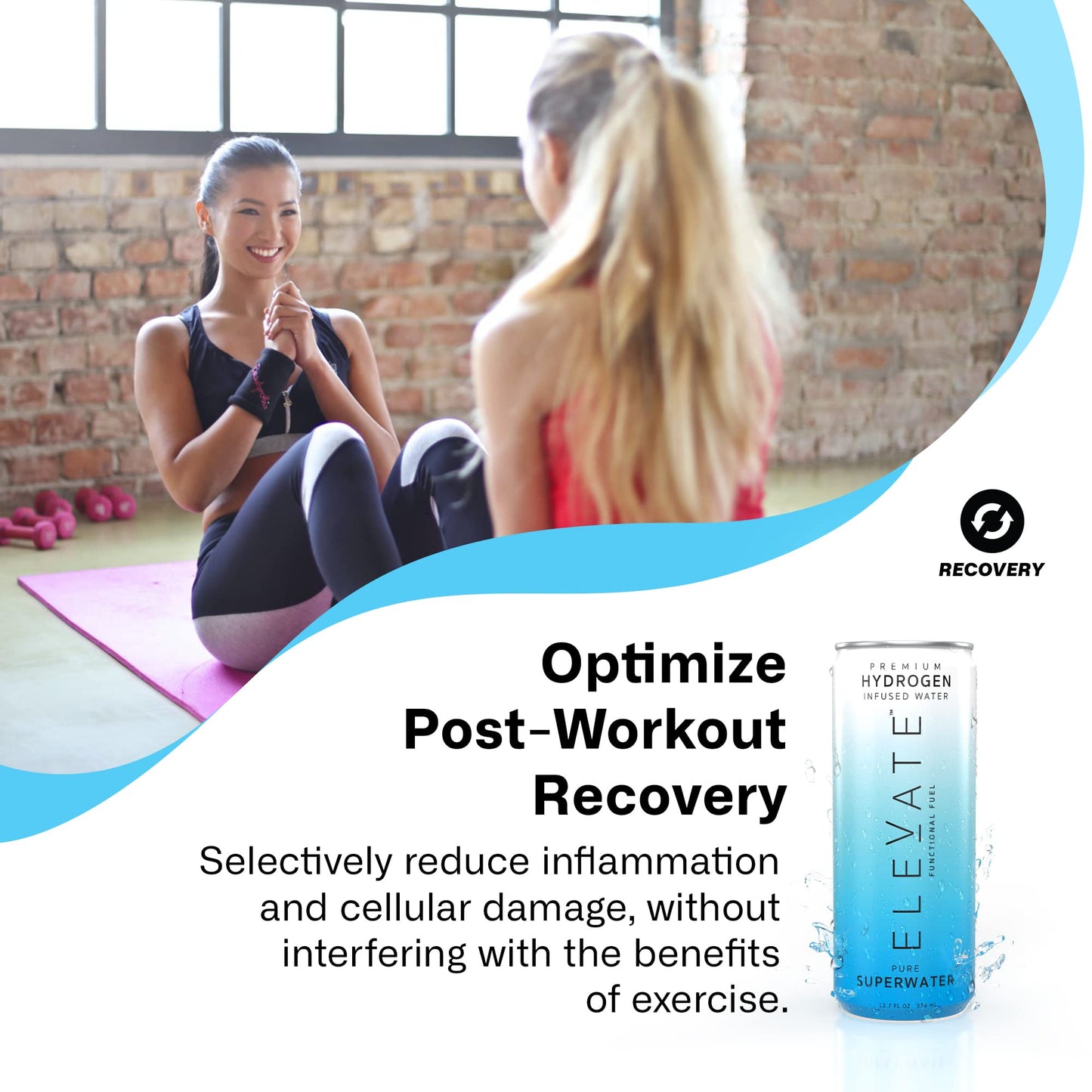ELEVATE SUPERWATER enhanced Hydrogen Water (24 pack). Highest Hydrogen (3-5 PPM) and Lowest -650 ORP. Supports Recovery  Energy  Hydration  Focus  and Endurance. BACKED BY SCIENCE.