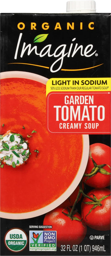 Imagine Light in Sodium Organic Creamy Garden Tomato Soup 32 oz