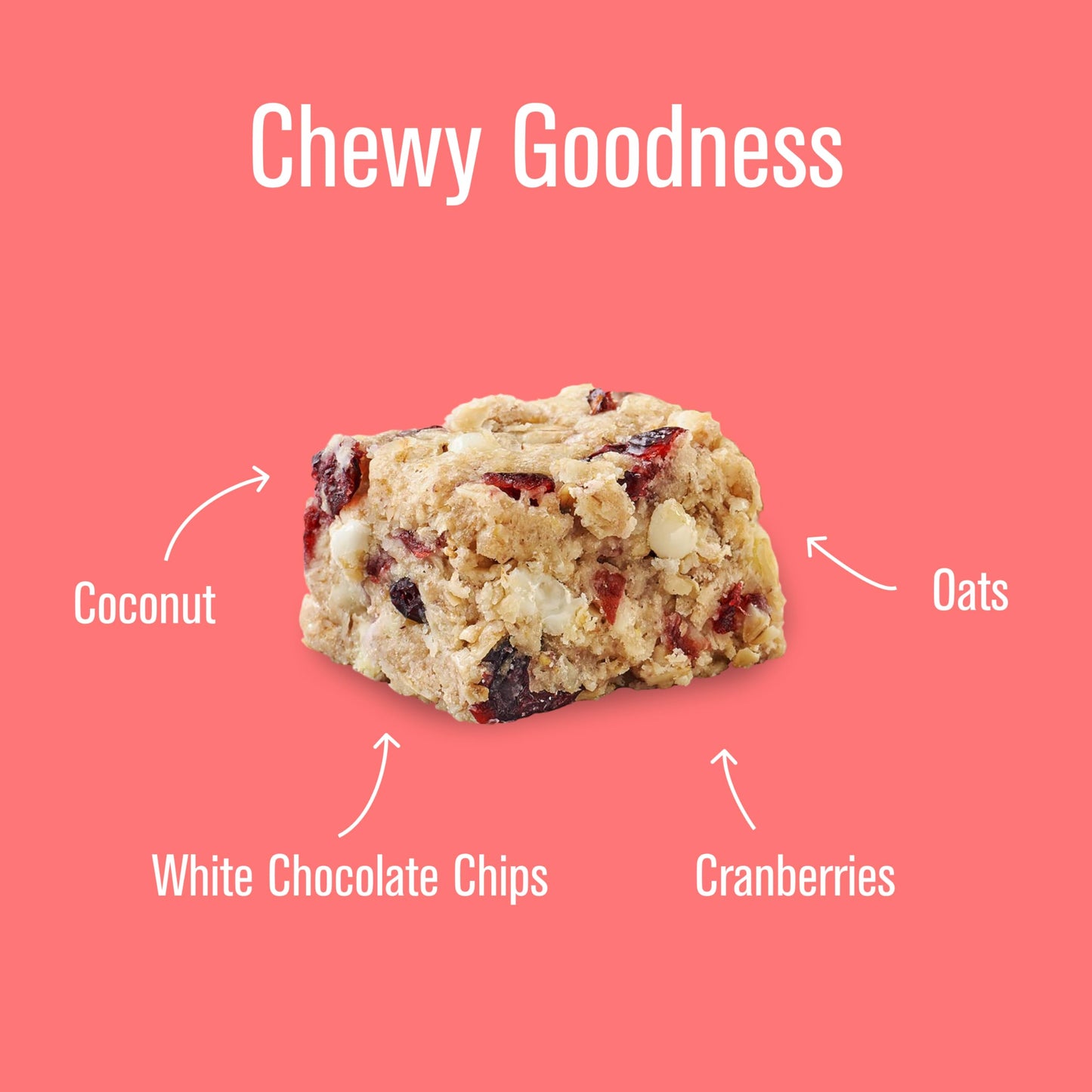 Heavenly Hunks Cranberry White Chip, 6 Oz Bag - 6 Pack