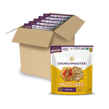 Crunchmaster Gluten-Free Multi-Seed Original Crackers, 4oz. (Pack of 6)