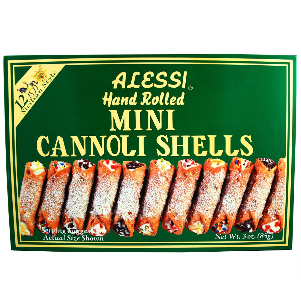 Alessi Miniature Sicilian Style Cannoli Shells - 4oz (12 shells in box)
