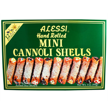 Alessi Miniature Sicilian Style Cannoli Shells - 4oz (12 shells in box)