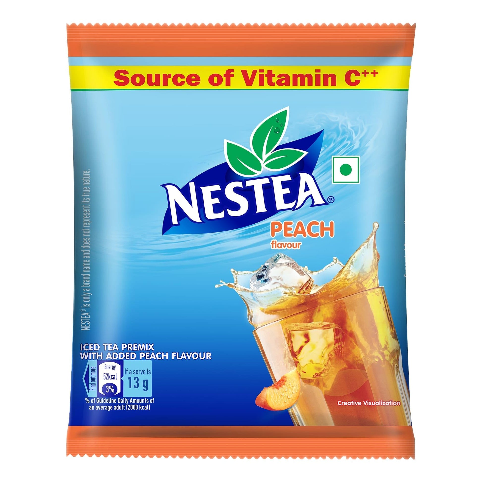 NESTEA Instant Iced Tea, Peach Flavour, 400g Pouch
