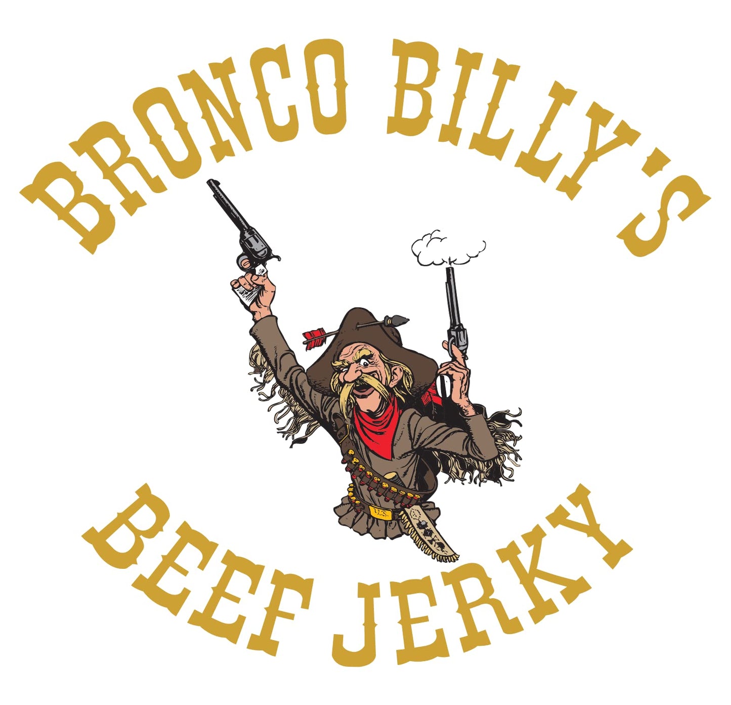 Bronco Billys Beef Jerky Spirit-Inspired Flavor Soaked Half Pound Jar - 8Oz - New Jar Design