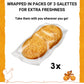 St Michel Caramel Butter Cookies, Pack of 4, 5.29oz, Non-GMO, Golden, Model 20211209_B0CH3VP1R2