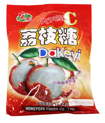 Hongyuan Dakeyi Hard Candy (Lychee Flavor) 12.52Oz X 3Pack