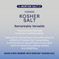 Morton Coarse Kosher Salt, Large Flaky Crystals, 3 lbs (2-Pack) - Perfect for Pinching, Brining, Grilling, Baking