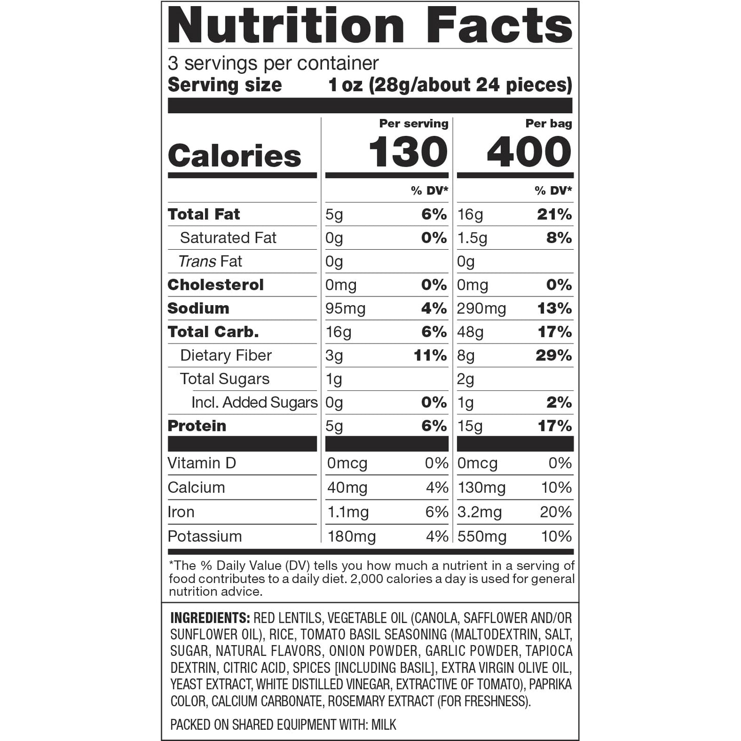 Harvest Snaps Veggie Chips (Tomato Basil Snack Crisps) | Powered By Plant Protein, Gluten Free, Non-Gmo Baked Vegetable Crisps |