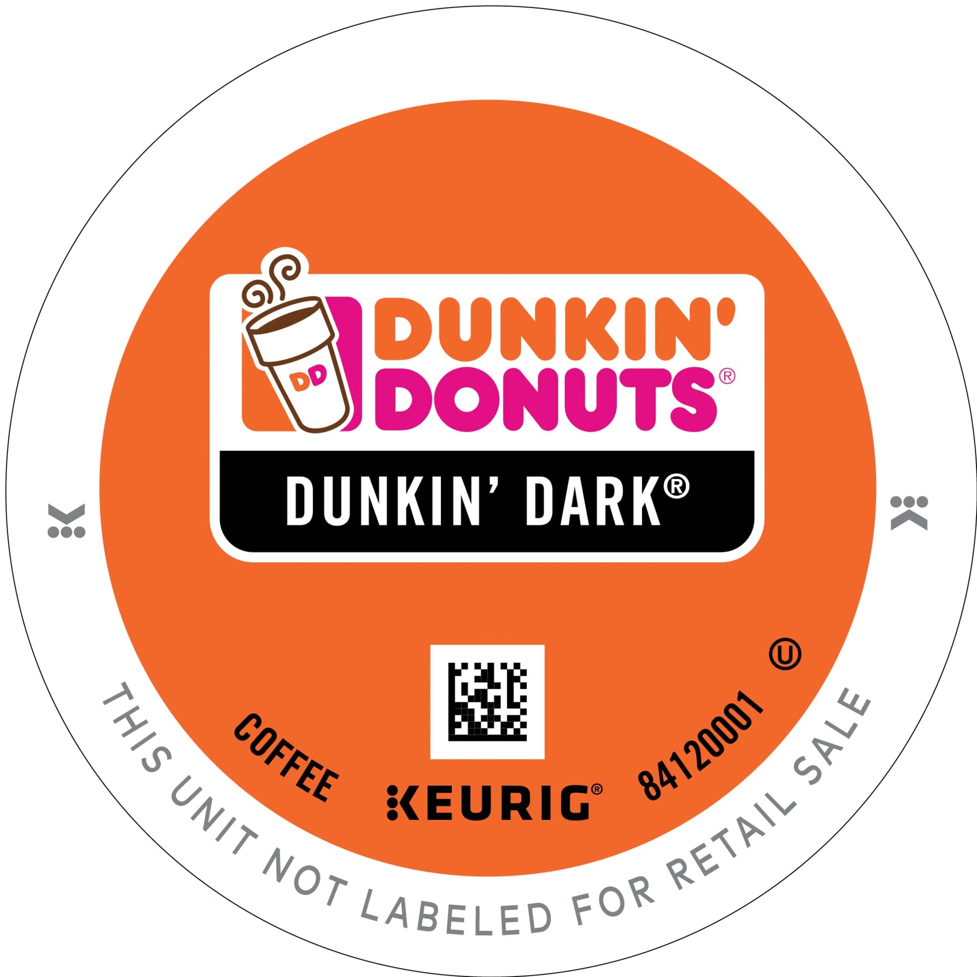 Dunkin Donuts Dark Roast Coffee K-Cups for Keurig, 32 Count, Model VC-a3-46133