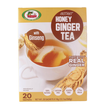 Honey Ginger Tea With Ginseng