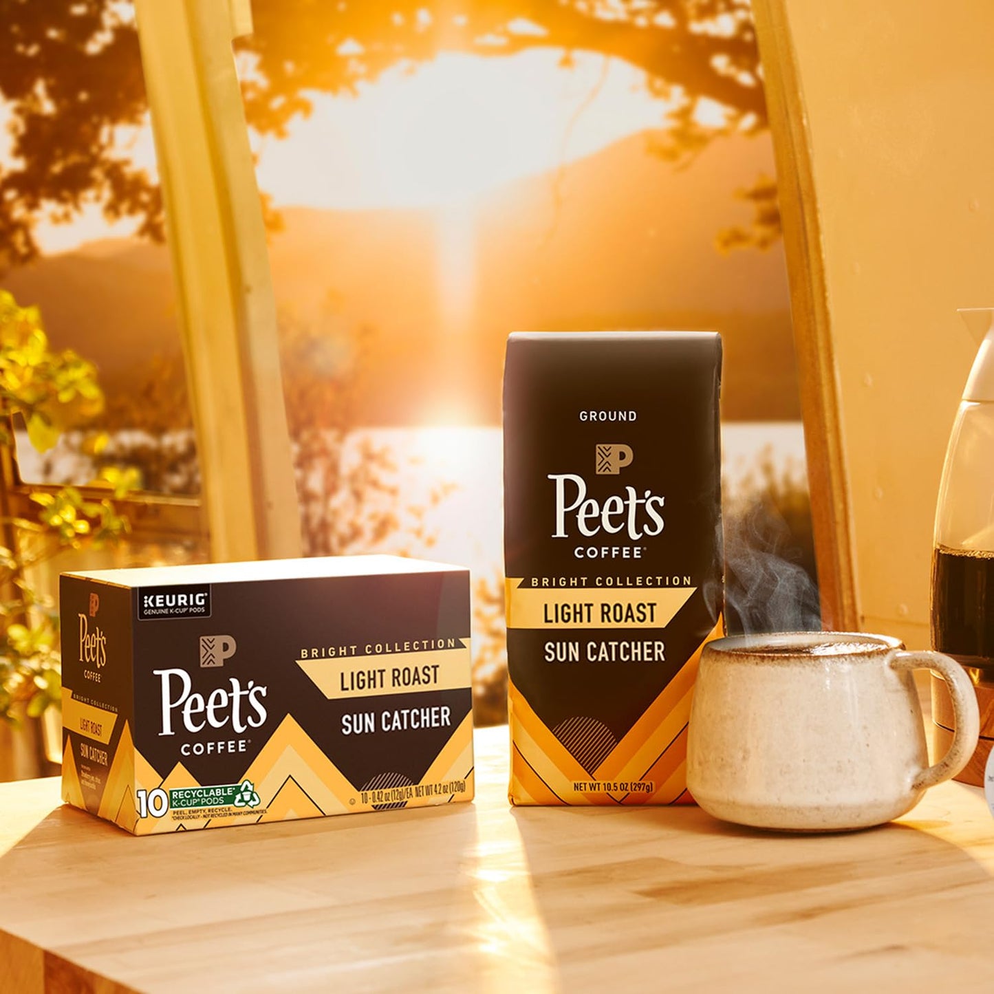 Peet'S Coffee, Light Roast Ground Coffee - Sun Catcher Blend 10.5 Ounce Bag