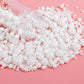 Sugarzy Christmas Edible White Pearl Sprinkles, 130g/4.58oz, Cake Decorating, Cupcake Toppers, Baking Candy Decorations