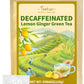 TeeLux Decaf Green Tea with Lemon & Ginger, 50 Count Pack