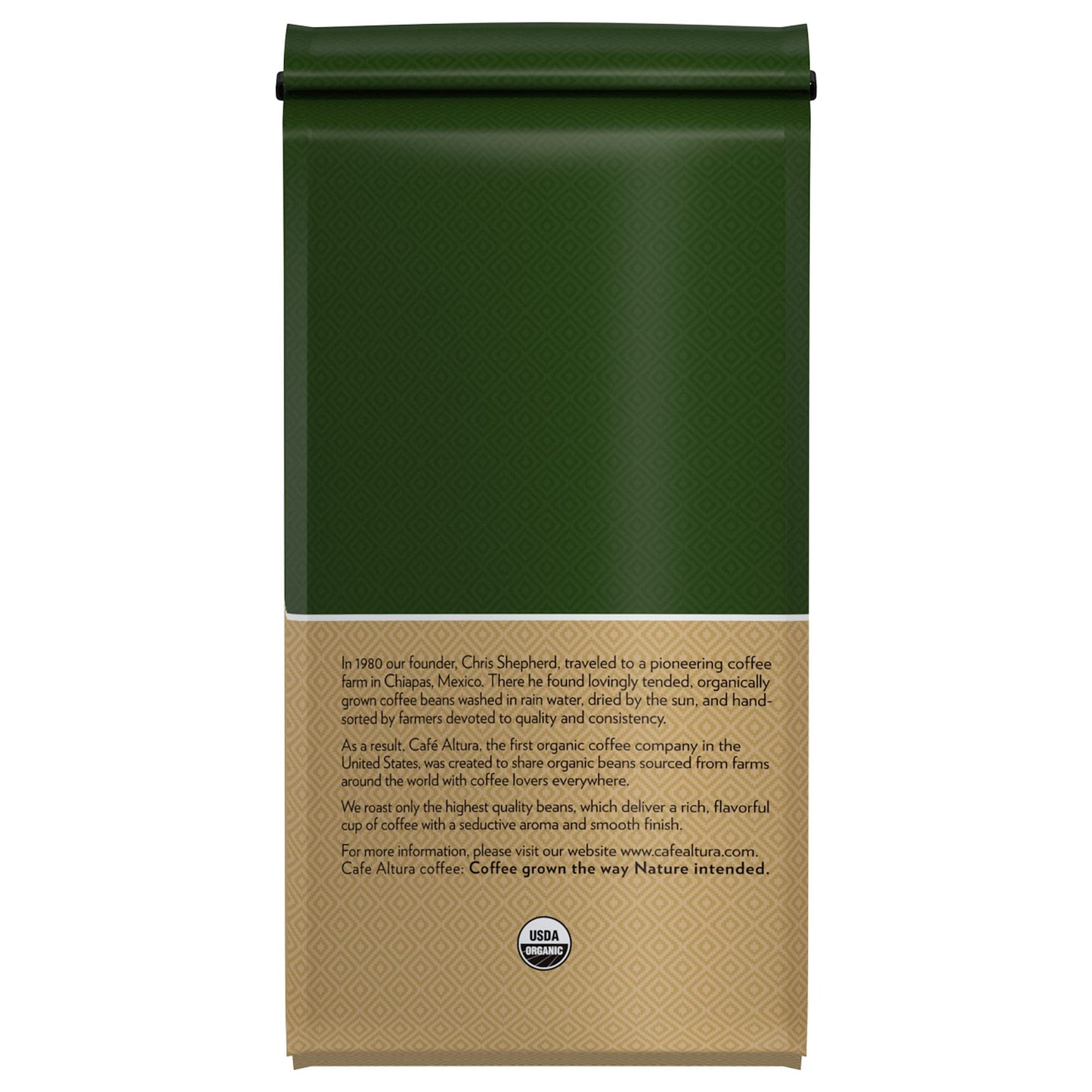 Cafe Altura Whole Bean Organic Coffee, Colombian, 2 Pound