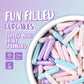 Sprinkles For Cake Decorating 4.2 Ounce Edible Sugar Rods Sprinkles For Cookie Decorating, Cupcake Topper, Ice Cream, Candy, Cho