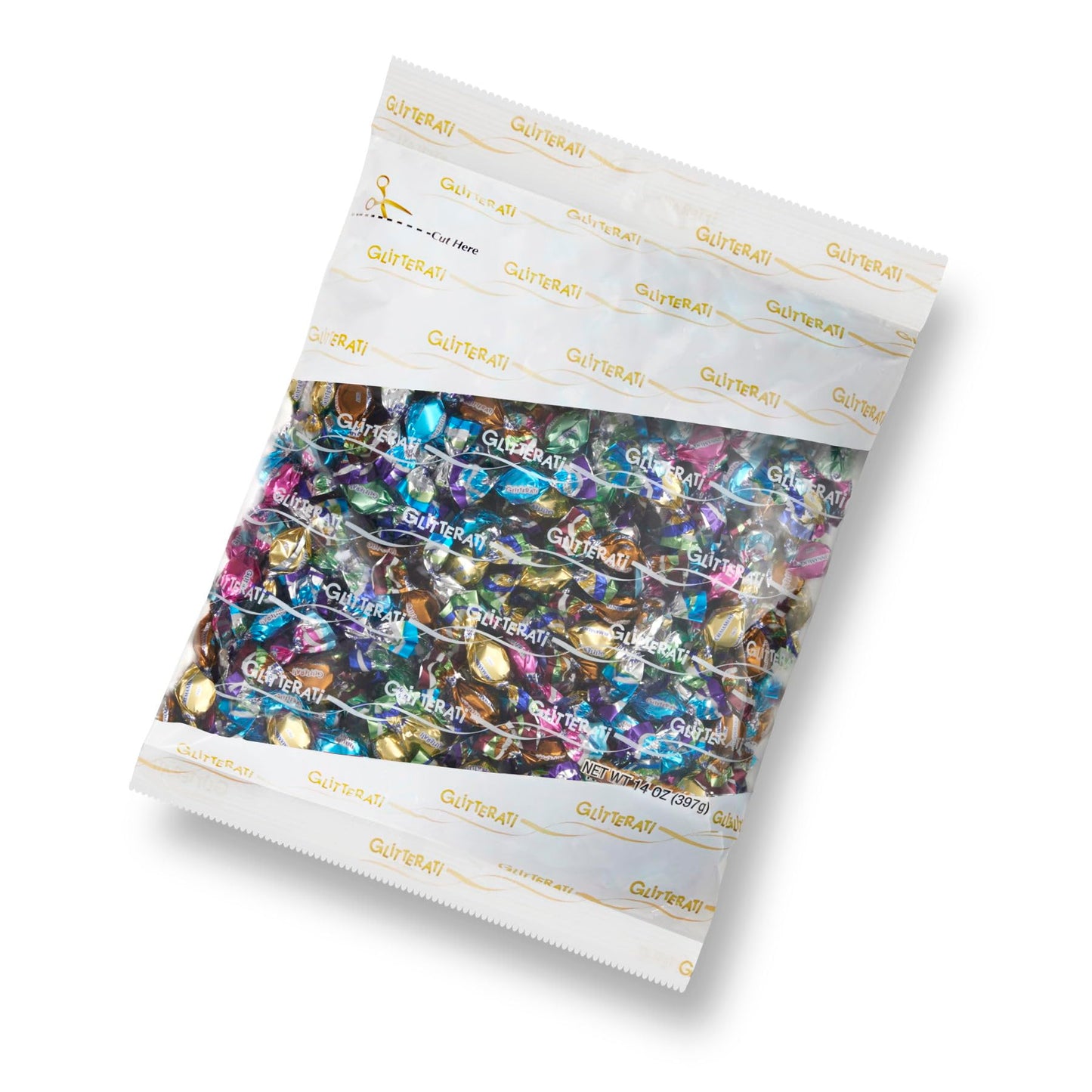 Glitterati Mint Medley, Original Italian Miniature Hard Candies, Deluxe Quality, Individually Wrapped, 14Oz (400 Count)