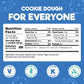 Doich Chocolate Chip Cookie Dough (3-Pack) Healthy Cookies - High Protein, Low Sugar Snack - Baked Goods Dessert - Gluten Free,