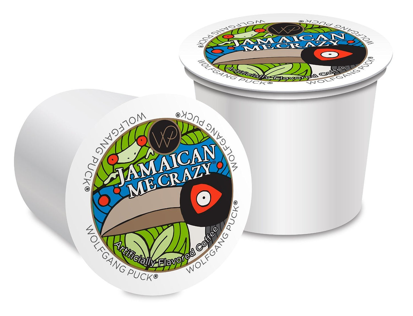 Wolfgang Puck Jamaican Me Crazy Coffee Pods, 24 Count (Pack of 4), Compatible with Keurig K-Cup malt-inspired, Model 96-WP-JMC