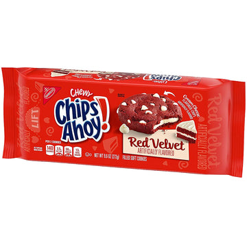 Chips Ahoy Cookies, Red Velvet, 9.6 Ounce ( 2 pack )