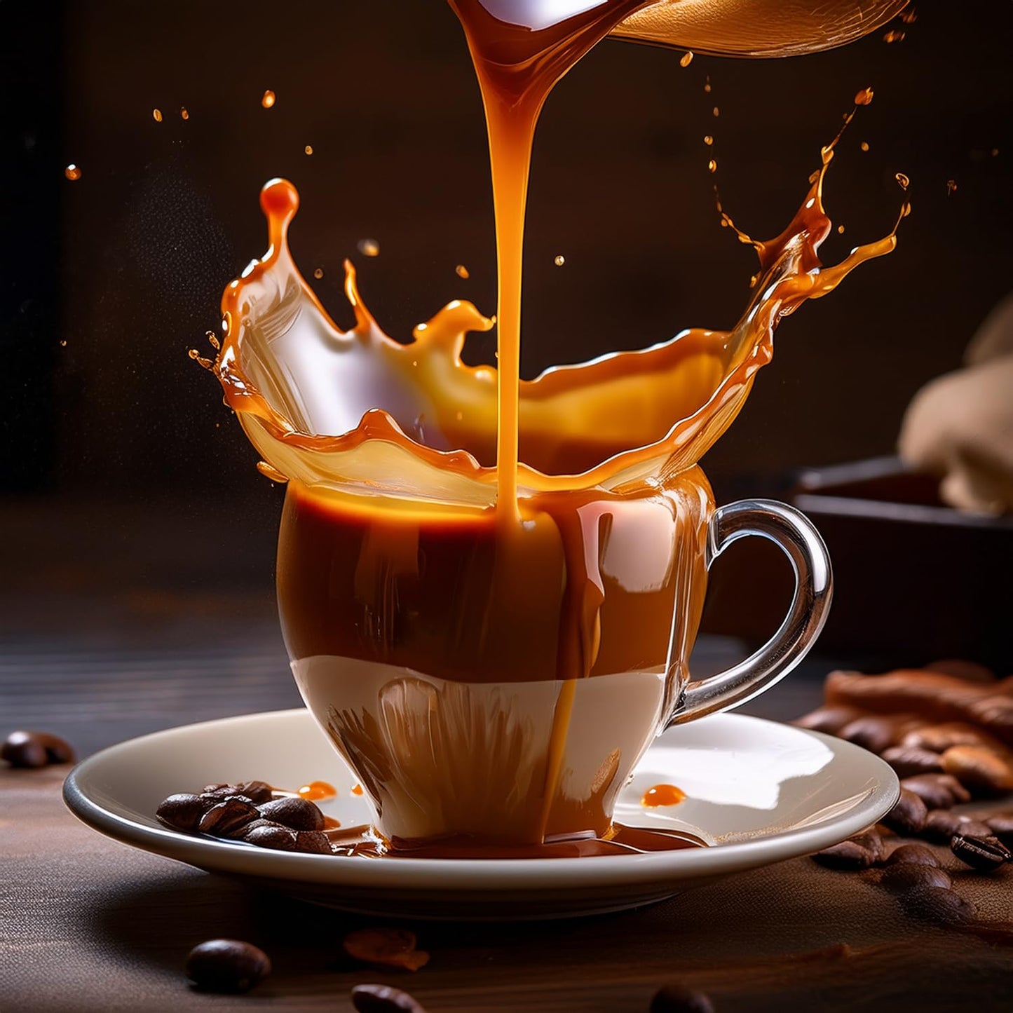 Fresh Roasted Coffee Decaf Caramel Flavored Whole Bean Medium Roast 2 lb (32 oz) Kosher