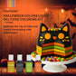Chefmaster Halloween Colors Liqua-Gel Food Coloring Kit, 4 Pack, Water-Based, Highly Pigmented, 0.7 Fl Oz Each, Black