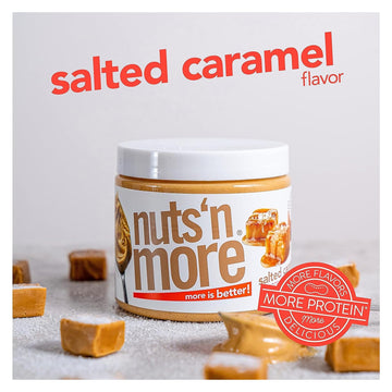 Nuts N More, Peanut Butter Salted Caramel, 16 Ounce
