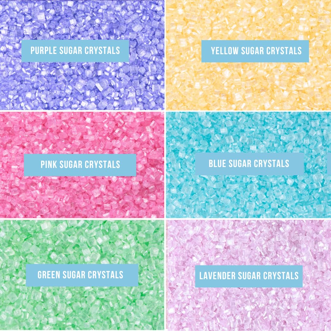Sweets Indeed Edible Sprinkle Mix, Pastel Sugar, 7.80 oz, Perfect for Cake Decorations, Baking, Ice Cream, Cookies, Cupcake Toppers