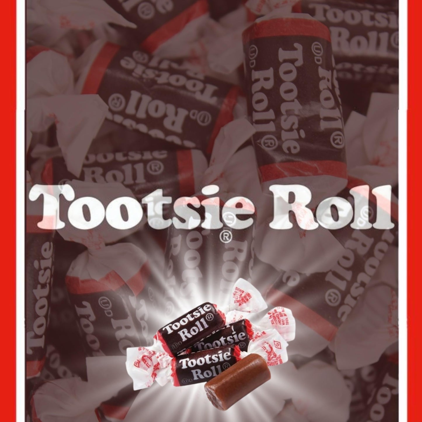 Chocolate Mini Tootsie Rolls - Bulk Tootsie Rolls Candy, Individually Wrapped Mini Bites Midgees, By Queen City Candy Cave (1 Po