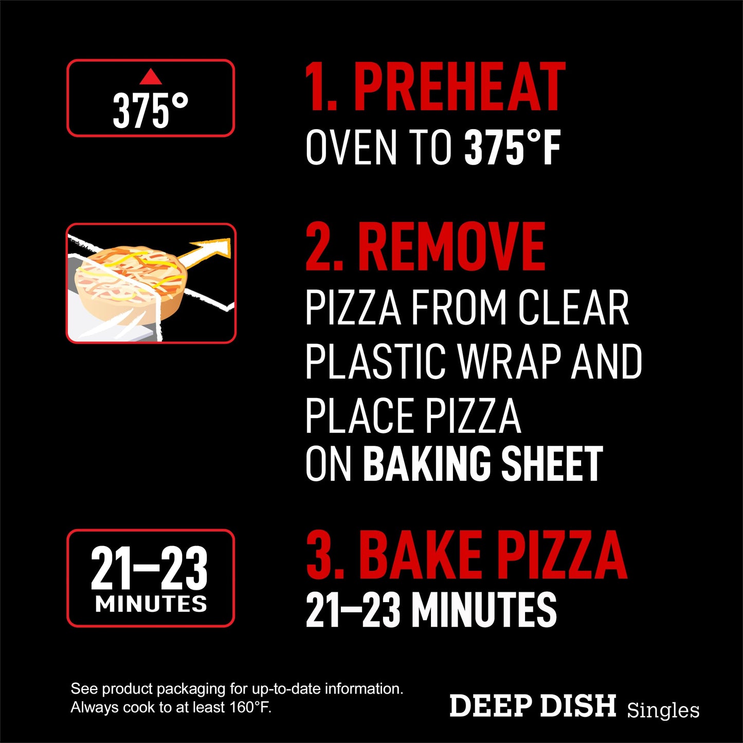 Red Baron Deep Dish Singles 4 Cheese Pizza, 11.2 oz (frozen), 2 count (Pack of 1)