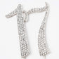 Hatcher Lee Bling Crystal Rhinestone 17 Birthday Cake Topper - Best Keepsake | 17Th Party Decorations Silver