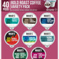 Maud'S Bold Dark Roast Coffee Pods Variety Pack, 40 Ct | 8 Assorted Coffee Flavors | 100% Arabica Dark Roasted Coffee | Solar En