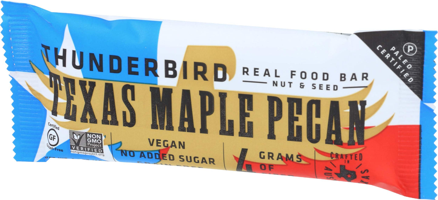 Thunderbird Energetica, Texas Maple Pecan Bar, 1.7 Oz