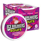 ICE BREAKERS Sours Assorted Fruit Flavored Sugar Free Mints Tins (8 Count) and ICE BREAKERS Duo Fruit Plus Cool Strawberry Sugar