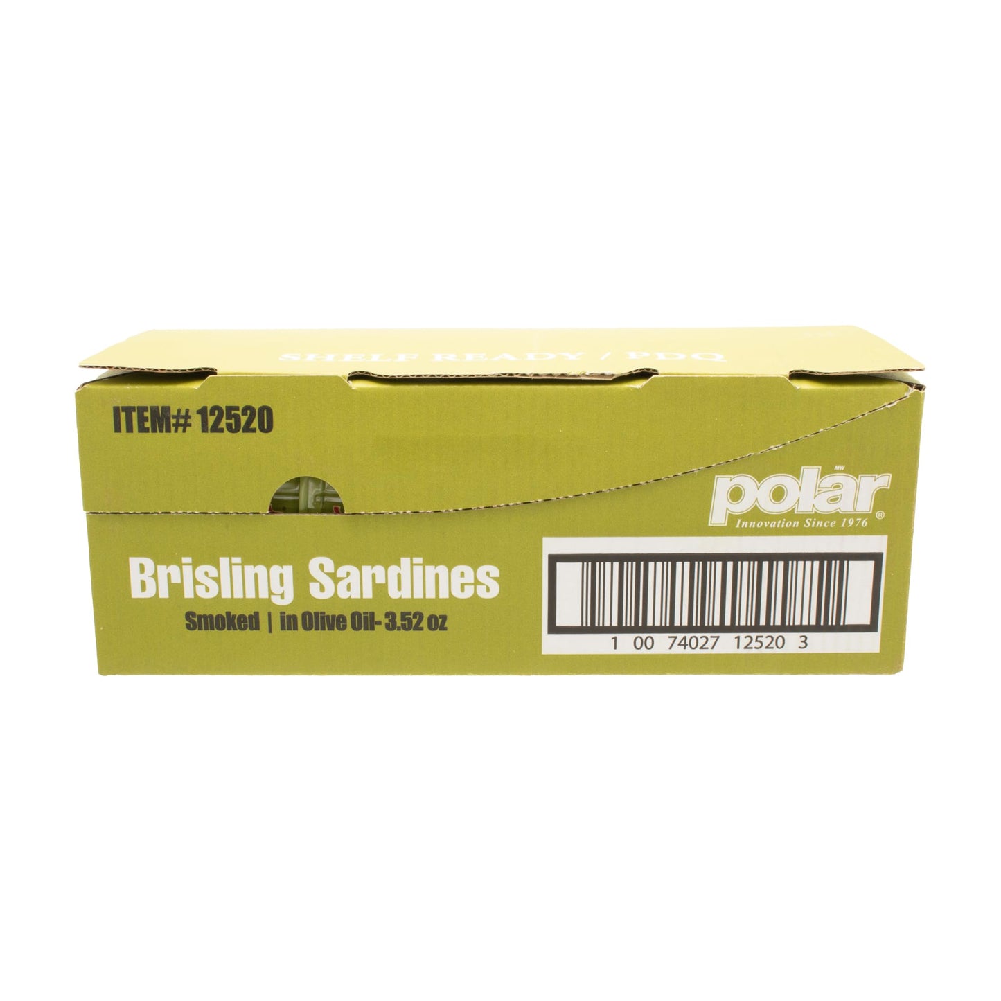 MW Polar Smoked Brisling Sardines in Olive Oil, 3.52 Ounce (Pack of 12)