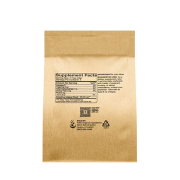 Pure Original Ingredients Irish Moss Powder (4Oz) Dried Carrageen Seaweed, Gluten-Free, Lab-Verified