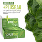Greens+ Plusbar Energy, Natural, Gluten-Free Snack With Super Greens, Superfoods & Almond Butter, Vegan, Dairy-Free, Non-Gmo, 10G Protein Meal Replacement, 12 Pack