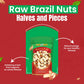 Raw Brazil Nuts Halves - 3 Pounds (48oz) - Natural  Unsalted  Shelled  No Preservatives  Kosher Certified- Natural  Fresh  Healthy Diet Snacks for Kids and mature-themeds by We Got Nuts