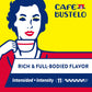 Cafe Bustelo Dark Roast Espresso compact pieces, Nespresso Compatible, Intensity 11, 40 Count