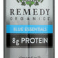 Remedy Organics Blue Essentials 12 Fl Oz | Plant Based Protein Shakes, Ready to Drink | USDA Organic, Gluten Free, Dairy Free, S
