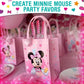 Minnie Mouse Lollipops Swirl 20Pk- Minnie Mouse Candy & Minnie Mouse Birthday Decorations - Minnie And Mickey Party Favors - Min